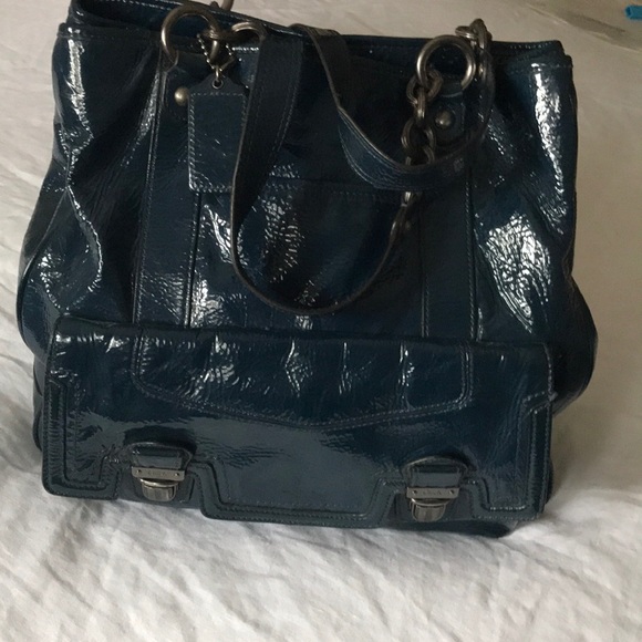 Coach patent leather bag - Picture 1 of 4